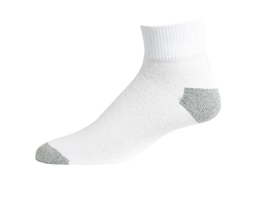 Sports socks. white ankle -3 pairs.