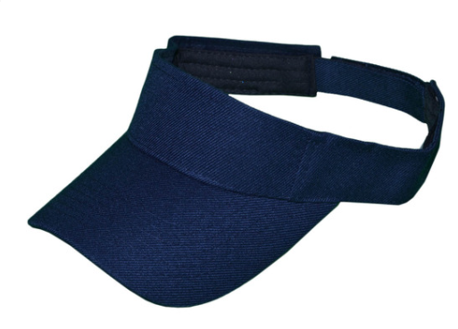 Cloth visor - dark blue.