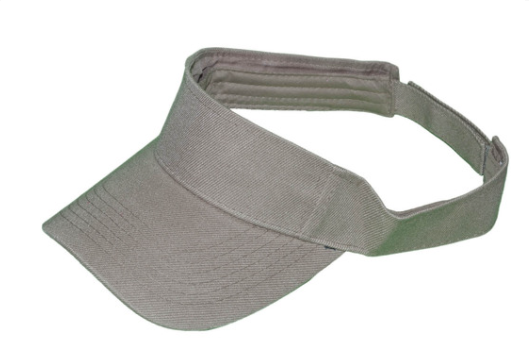 Cloth visor - grey.