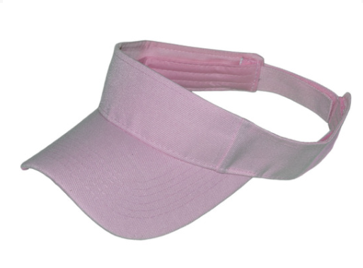 Cloth visor - pink.