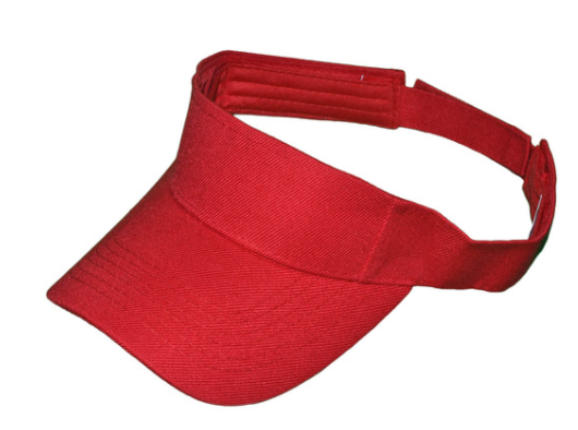 Cloth visors red.