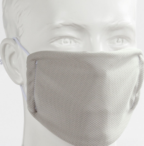 Face mask adult cloth - white.