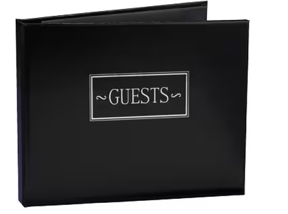 Guest book - All Occasion Guest Book - Black