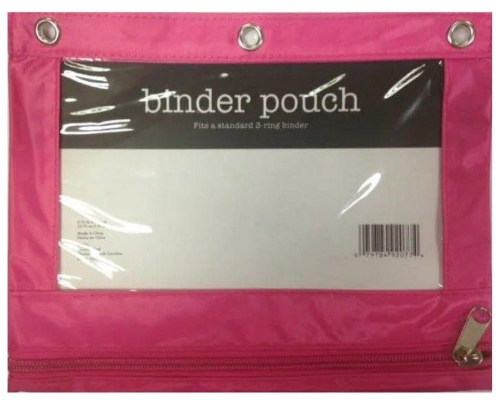 Children's binding pouch - Pink.